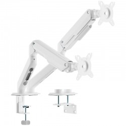Soporte de Mesa con Contrapeso para 2 Monitores Aisens DT32TSR-437/ Giratorio/ Inclinable/ hasta 9kg
