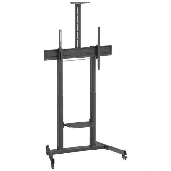Soporte de suelo inclinable con ruedas y manivela aisens ft100te-403 para tv 60-100'/ hasta 100kg