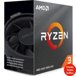 Procesador AMD Ryzen 3-4100 3.80GHz Socket AM4 Procesador AMD Ryzen 3-4100 3.80GHz Socket AM4