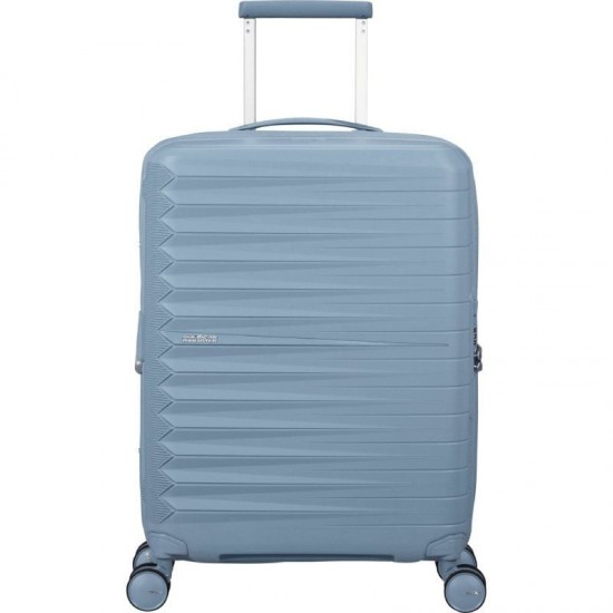 Maleta de cabina american tourister fastforward spinner expansible 55cm/ 55x40x23cm/ 4 ruedas/ azul