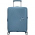 Maleta de Cabina American Tourister SoundBox Spinner 55cm/ 55x40x20cm/ 4 Ruedas/ Azul Piedra