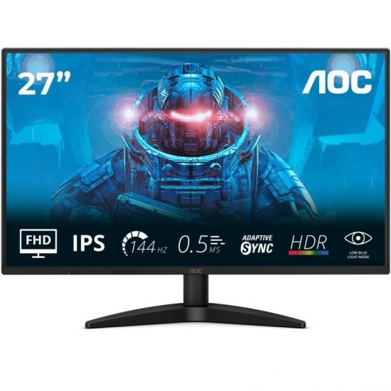 Monitor gaming aoc 27b36x 27'/ full hd/ 0.5ms/ 180hz/ ips/ negro
