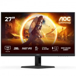 Monitor Gaming AOC 27G4HRE 27'/ Full HD/ 1ms/ 200Hz/ IPS/ Multimedia/ Negro Monitor Gaming AOC 27G4HRE 27'/ Full HD/ 1ms/ 200Hz/ IPS/ Multimedia/ Negro