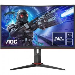 Monitor Gaming Curvo AOC C32G2ZE 31.5'/ Full HD/ 1ms/ 240Hz/ VA/ Negro Monitor Gaming Curvo AOC C32G2ZE 31.5'/ Full HD/ 1ms/ 240Hz/ VA/ Negro