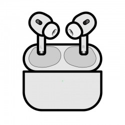 Auriculares Bluetooth Apple Airpods Pro 3nd/ USB-C/ Estuche de Carga Magsafe