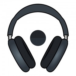 Auriculares Bluetooth Apple Airpods Max 2 USB-C/ Medianoche