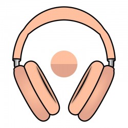 Auriculares Bluetooth Apple Airpods Max 2 USB-C/ Naranja