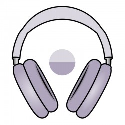 Auriculares Bluetooth Apple Airpods Max 2 USB-C/ Purpura