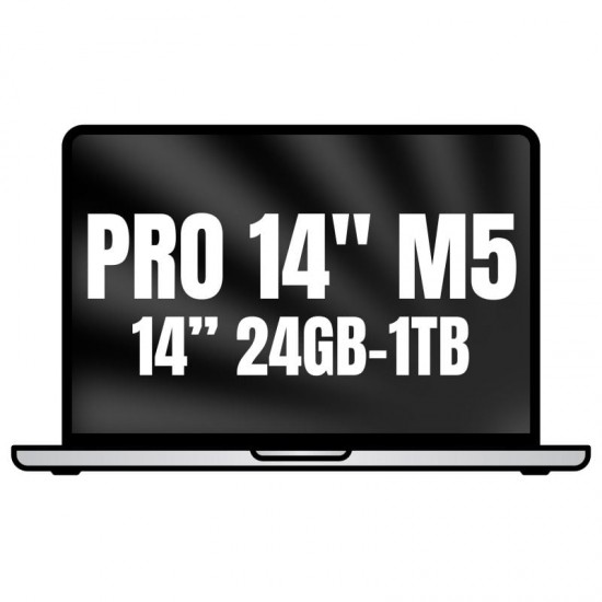 Apple macbook pro 14'/ m5 pro 15-core cpu/ 24gb/ 1tb ssd/ 16-core gpu/ plata