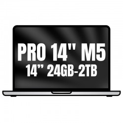 Apple Macbook Pro 14'/ M5 Pro 18-Core CPU/ 24GB/ 2TB SSD/ 20-Core GPU/ Plata Apple Macbook Pro 14'/ M5 Pro 18-Core CPU/ 24GB/ 2TB SSD/ 20-Core GPU/ Plata