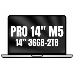 Apple Macbook Pro 14'/ M5 Max 36-Core CPU/ 36GB/ 2TB SSD/ 32-Core GPU/ Plata Apple Macbook Pro 14'/ M5 Max 36-Core CPU/ 36GB/ 2TB SSD/ 32-Core GPU/ Plata