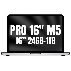 Apple Macbook Pro 16'/ M5 Pro 18-Core CPU/ 24GB/ 1TB SSD/ 20-Core GPU/ Plata Apple Macbook Pro 16'/ M5 Pro 18-Core CPU/ 24GB/ 1TB SSD/ 20-Core GPU/ Plata
