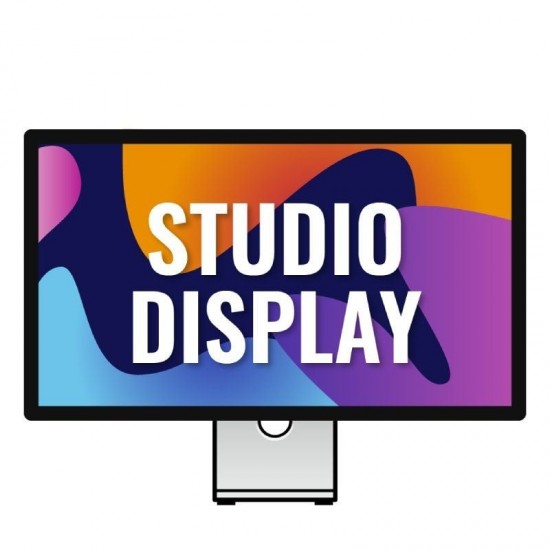 Apple studio display 27'/ cristal estandar/ soporte con inclinación ajustable 2025