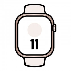 Apple Watch Series 11/ GPS/ Cellular/ 46mm/ Oro Rosa/ Correa Deportiva Rosa Rubor S/M Apple Watch Series 11/ GPS/ Cellular/ 46mm/ Oro Rosa/ Correa Deportiva Rosa Rubor S/M