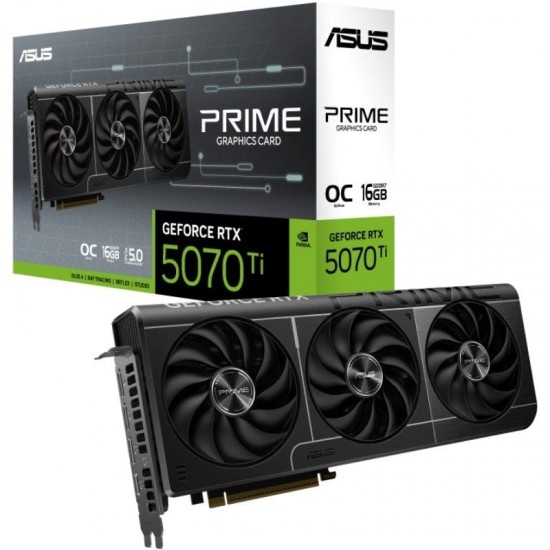 Tarjeta gráfica asus prime geforce rtx 5070 ti oc edition/ 16gb gddr7