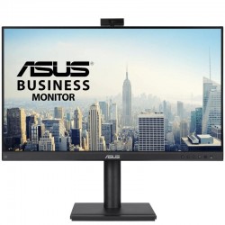 Monitor Profesional Asus BE249QFK 24'/ Full HD/ Webcam/ Multimedia/ Regulable en altura/ Negro