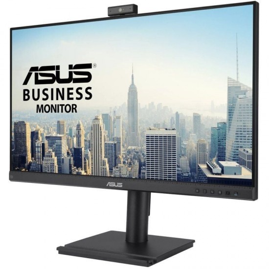Monitor profesional asus be279qfk 27'/ full hd/ webcam/ multimedia/ regulable en altura/ negro