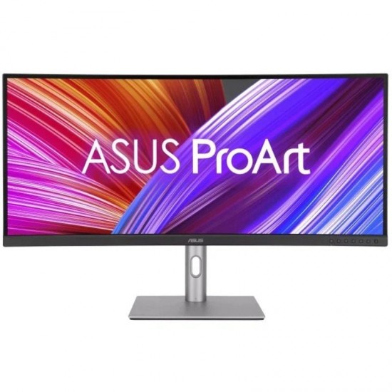 Monitor profesional asus proart display pa34vcnv 34'/ uwqhd/ multimedia/ regulable en altura/ negro y plata