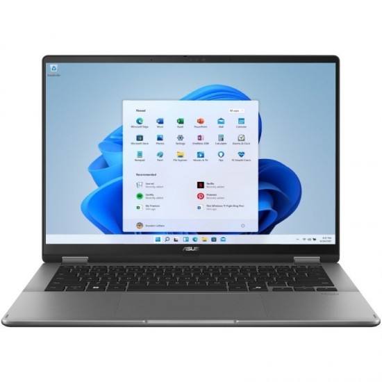 Portátil convertible asus vivobook flip tp3407sa-sg180w intel core ultra 7-258v/ 32gb/ 1tb ssd/ 14' táctil/ win11