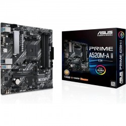 Placa Base Asus Prime A520M-A II/CSM Socket AM4/ DDR4/ PCIe 3.0/ Micro ATX Placa Base Asus Prime A520M-A II/CSM Socket AM4/ DDR4/ PCIe 3.0/ Micro ATX