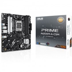 Placa Base Asus A620AM-A-CSM Socket AM5/ DDR5/ PCIe 4.0/ Micro ATX