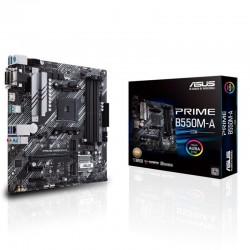 Placa Base Asus Prime B550M-A/CSM Socket AM4/ DDR4/ PCIe 4.0/ Micro ATX