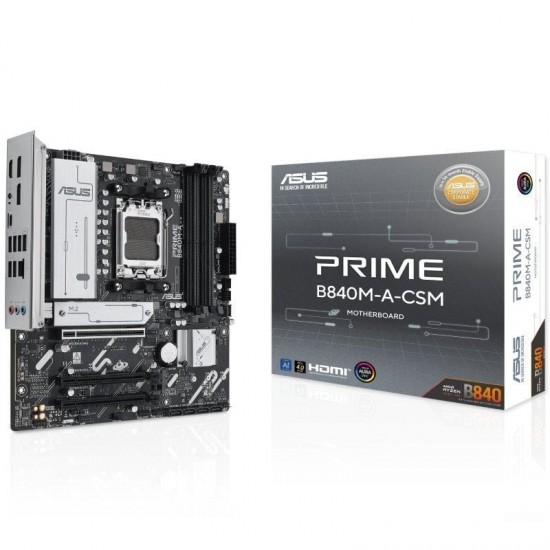 Placa base asus prime b840m-a-csm socket am5/ ddr5/ pcie 4.0/ micro atx