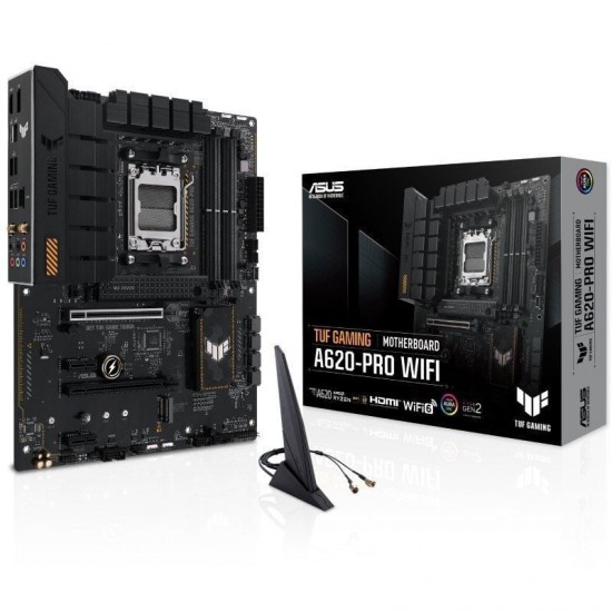 Placa base asus tuf gaming a620-pro wifi socket am5/ ddr5/ pcie 4.0