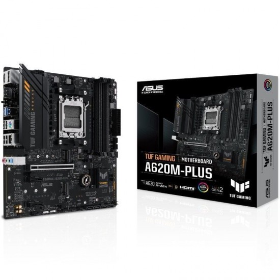 Placa base asus tuf gaming a620m-plus socket am5/ ddr5/ pcie 4.0/ micro atx