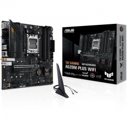 Placa Base Asus TUF GAMING A620M-PLUS WiFi Socket AM5/ DDR5/ PCIe 4.0/ Micro ATX