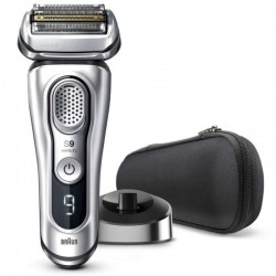 Afeitadora Braun Series 9 9350S Plata/ con Batería/ 5 Accesorios