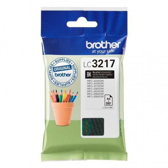 Cartucho de tinta original brother lc-3217bk/ negro Cartucho de tinta original brother lc-3217bk/ negro