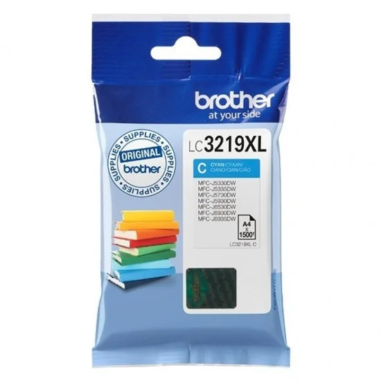 Cartucho de tinta original brother lc-3219c xl alta capacidad/ cian Cartucho de tinta original brother lc-3219c xl alta capacidad/ cian