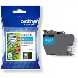 Cartucho de Tinta Original Brother LC-422 XL Alta Capacidad/ Cian Cartucho de Tinta Original Brother LC-422 XL Alta Capacidad/ Cian