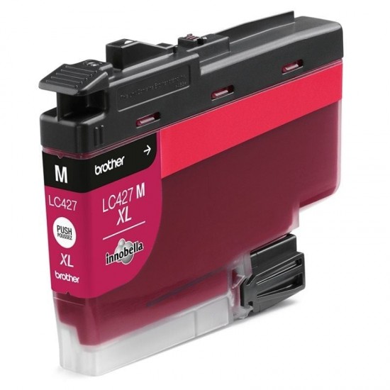 Cartucho de tinta original brother lc-427 xl alta capacidad/ magenta
