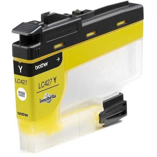 Cartucho de tinta original brother lc-427y/ amarillo