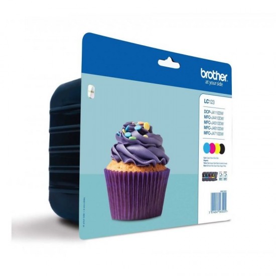 Cartucho de tinta original brother lc-123 multipack/ cian/ magenta/ amarillo/ negro Cartucho de tinta original brother lc-123 multipack/ cian/ magenta/ amarillo/ negro