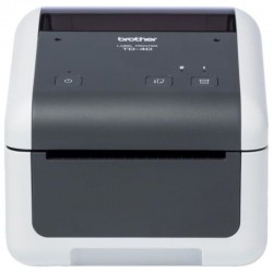 Impresora de Etiquetas y Tickets Brother TD-4410D/ Térmica/ Ancho etiqueta 108mm/ USB-RS232/ Blanca y Negra