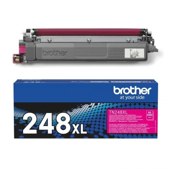Tóner original brother tn248xlm alta capacidad/ magenta