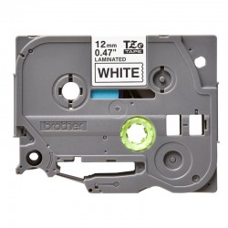 Cinta Laminada Original Rotuladora Brother TZe-231/ Blanca