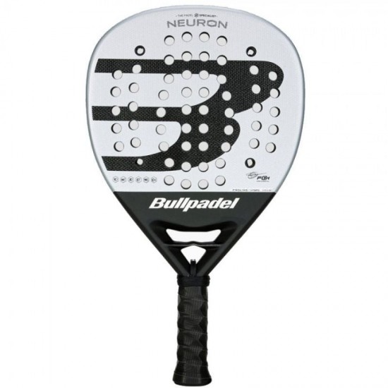 Pala de pádel bullpadel neuron 2025 (fede chingotto)/ blanca y negra