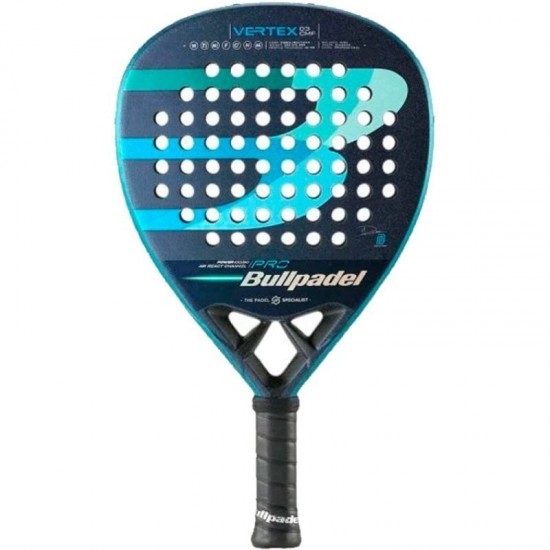 Pala de pádel bullpadel vertex 03 comfort pro 22 (di nenno)/ azul