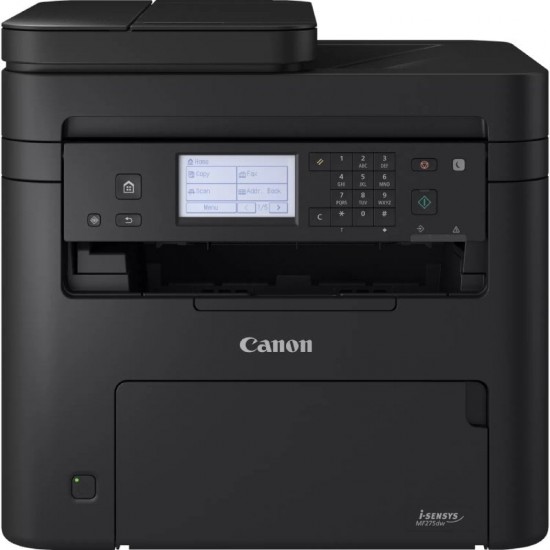 Multifunción láser monocromo canon i-sensys mf275dw wifi/ dúplex/ fax/ negra