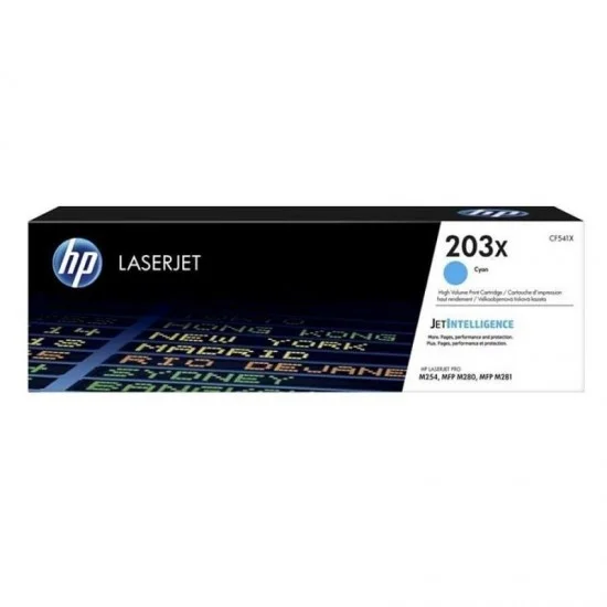 Tóner original hp nº203x xl alta capacidad/ cian Tóner original hp nº203x xl alta capacidad/ cian