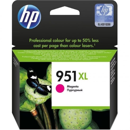 Cartucho de tinta original hp nº951 xl alta capacidad/ magenta