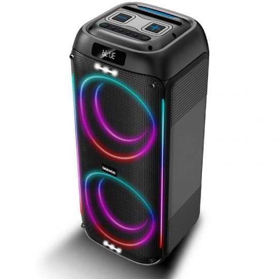 Altavoz portable con bluetooth daewoo party speaker dw3010/ 40w/ 2.1