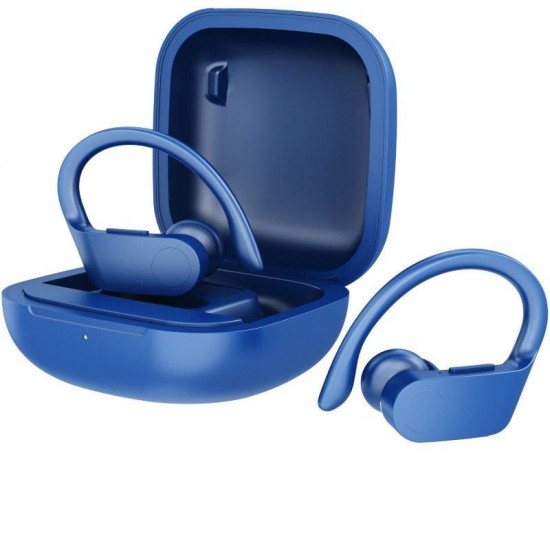 Auriculares deportivos bluetooth daewoo dw2024 con estuche de carga/ autonomía 5h/ azules Auriculares deportivos bluetooth daewoo dw2024 con estuche de carga/ autonomía 5h/ azules
