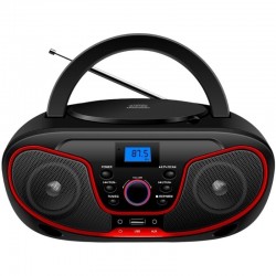 Radio CD Daewoo DW3013/ 4W/ Rojo