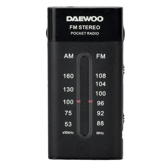 Radio portátil daewoo dw1109/ negra