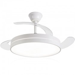 Ventilador de Techo Daewoo con aspas retráctiles DW5008/ 30W/ 3 Aspas/ 6 Velocidades Ventilador de Techo Daewoo con aspas retráctiles DW5008/ 30W/ 3 Aspas/ 6 Velocidades